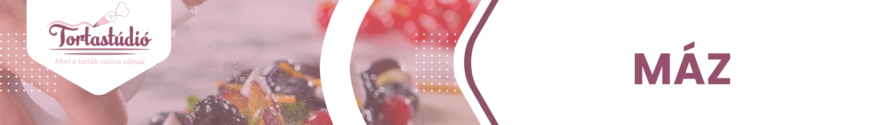 Máz és bevonat torták, fánkok és sütemények fényesítéséhez