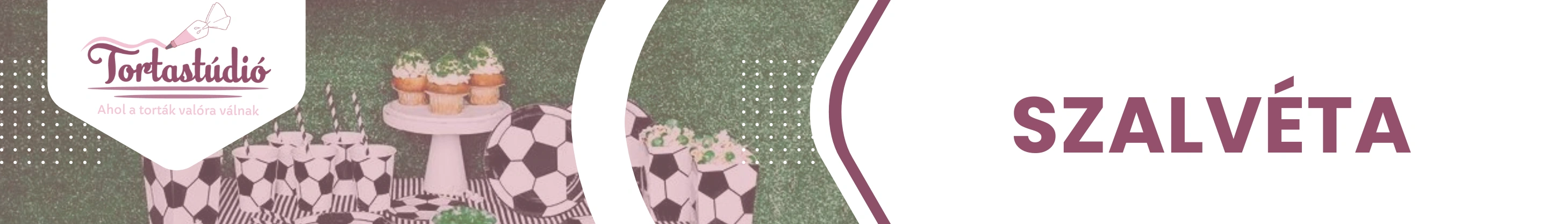 Party szalvéták tortákhoz, italokhoz és asztali dekorációhoz